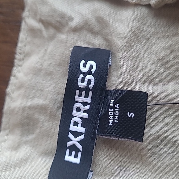 Express Green eyelet dress size S - Picture 4 of 7